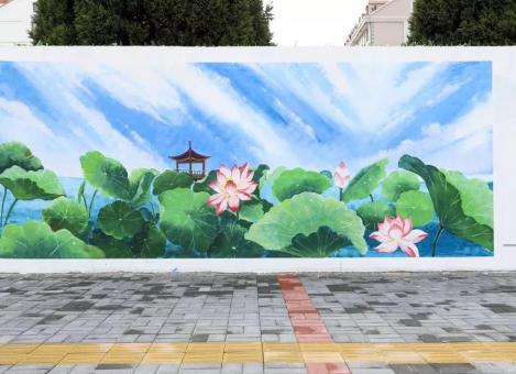  蒙山墙绘施工材料制作工艺说明